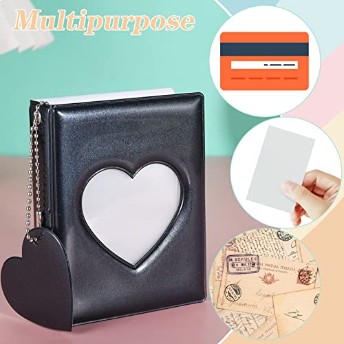 FRIUSATE 3 Inch Kpop Photocard Holder Book Black - color: Black