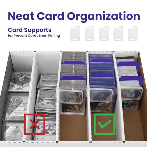 1 Pack Toploader Trading Card Storage Box,5Row 3200 Count Card Box,Bulk Box - size: 1-PACK