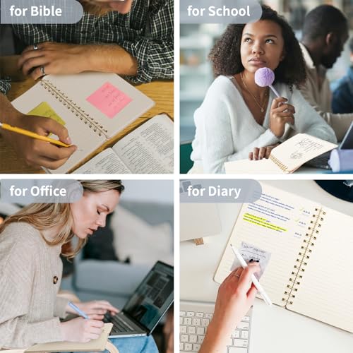 Spiral Notebook-5.75" x 8.125" College Ruled Journal with Inner Pockets and 160 Pages,PU Leather Cover Business Journal, Twin-Wire Binding Notebook Perfect for Office & Home School Supplies Reef Blue - color: 001-Reef Blue-1pack, size: A5-160 pages