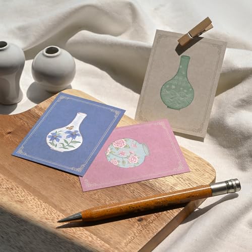 Monolike Day by Day Card, 104 Pottery - Mix 48 Mini Single cards, 24 envelopes Package - color: 104 Pottery