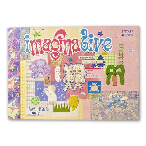 TIAMECH Japanese Manga Style Magina Live Stickers Book - color: Magina Live