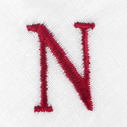 Initial Handkerchief for Men, Monogrammed Boxed 3 Piece Set,100% Cotton - color: N Initial