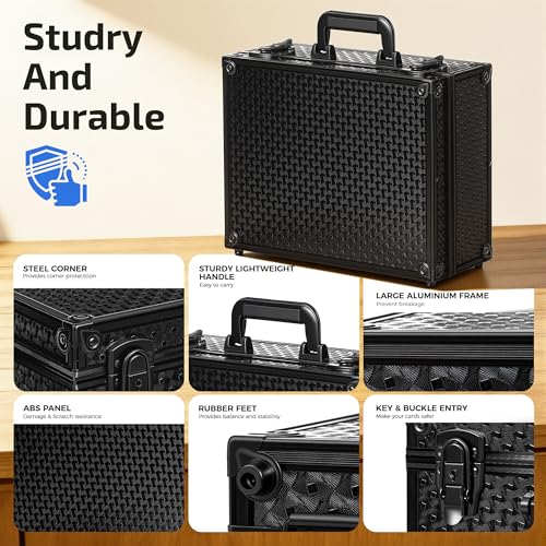 Top Loader Trading Card Storage Case for Sports Cards Graded Cards - color: Ripple