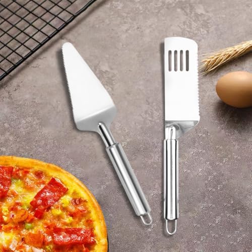 Pie Server Set, 4 Piece Cake Pizza and Dessert Serving Spatulas