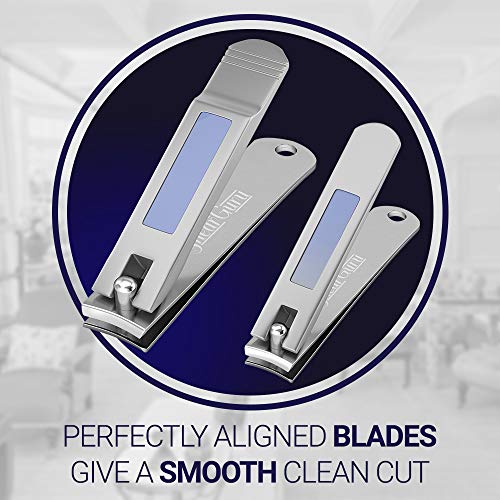 Travel Manicure Kit - 6 Piece Nail Clipper, Women and Men