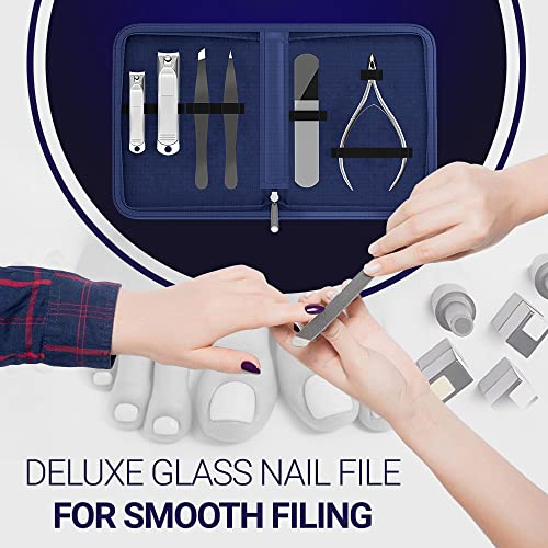 Travel Manicure Kit - 6 Piece Nail Clipper, Women and Men