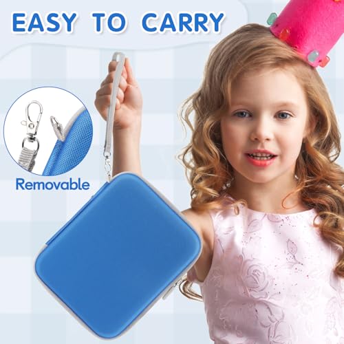 Card Holder for Yoto Cards, 80-Pockets Card Binder with Zipper - color: Blue