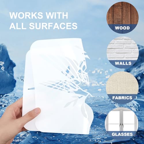 MAYJOYDIY Taekwondo Dog Sport Stencil 11.811.8inch Large Kung Fu Stencil With Paint Brush - Reusable Martial Arts Template for Wood, Walls, Canvas, Furniture, Crafts, Art Projects - color: Taekwondo Dog Sport