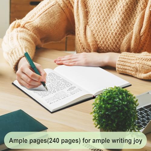 Comix Lined Journal Notebook for Work, 240 Pages, 5.5 x 8.3 inch, Black - color: Black1, size: 1 Pack