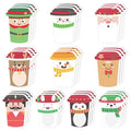 CJiangpo 30Pcs Christmas Sticky Notes - Cute Santa Elk Sticky Note Pads, 600 Sheets Self Stick Notepad Memo Pads Page Markers Kids Classroom Rewards Christmas Party Favor Gifts Stocking Stuffers - color: Christmas