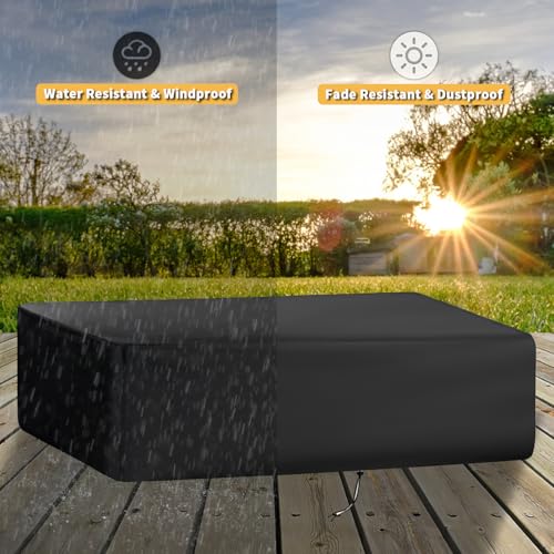 Grill Cover for Blackstone 1860 2225 On The Go Range Top Combo Griddle, Heavy-Duty 600D Tabletop BBQ Cover for Blackstone 22 inch Camping Griddle - size: 41"L x 23"D x 13"H