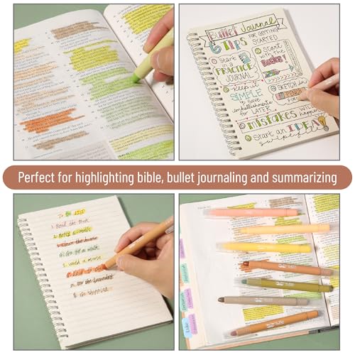 Mr. Pen- Gel Highlighter, 12 Pack, Vintage Colors - color: Vintage Colors, size: 12 Pack