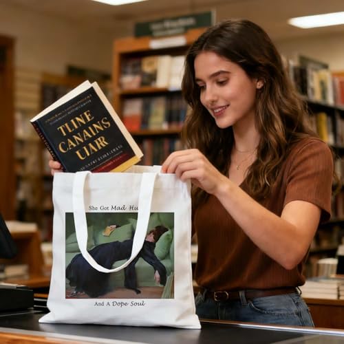 Art Canvas Tote Bag,Art Lovers Gifts,Aesthetic Tote Bag for Women. - color: White - Ramon Casas