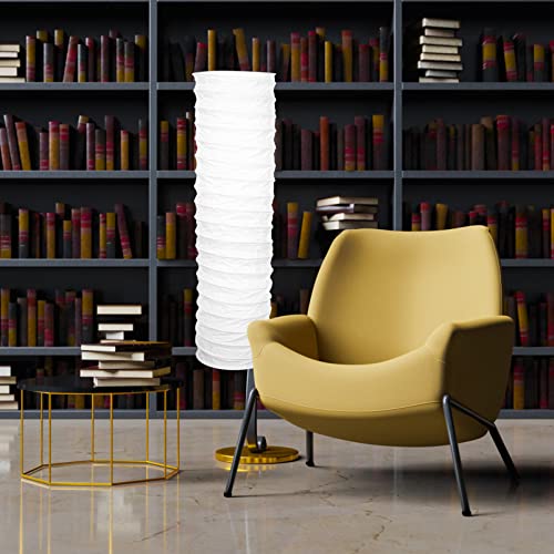 Paper Floor Lamp Shad Japanese Style Standing Lamps Protector Cover Replacement Decorative Lampshade for Bedside Hotel Floor Lamp