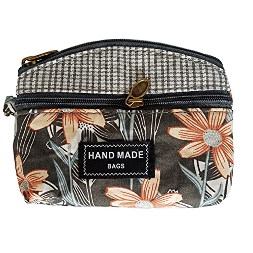 Coin Purse for Women Cute Small Wallets Change Purse Coin Pouch (dark grey) - color: Dark Grey