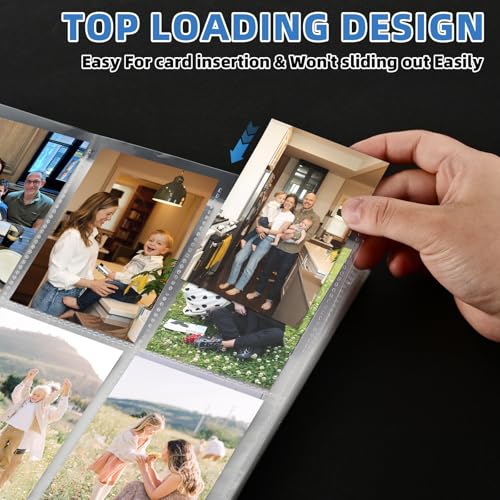 9 Pocket Card Sleeves, Holds 1800 Cards, Trading Card Binder Sleeves - size: 100 Pack