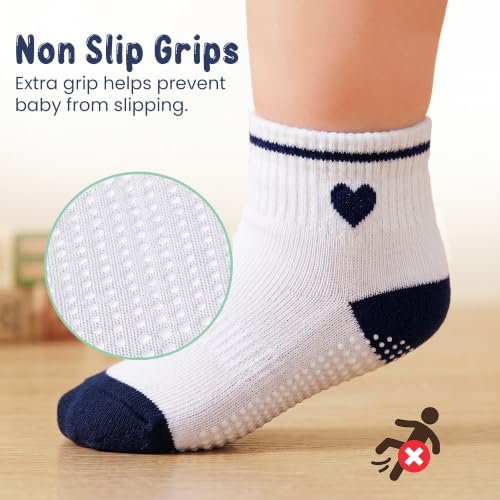 GOTS Organic Cotton Blend Ankle Toddler Socks 6M-12M-2t-3t-4t-5t Baby Gift