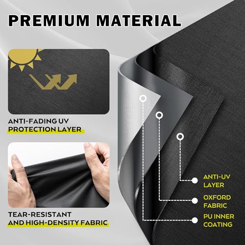 Griddle Cover for Charbroil 28" Performance Series 2-Burner Grill, Flat Top Grill Cover for Charbroil 28in Propane Gas Griddle 463459924 All Weather Protective Cover - size: 43"L x 20"D x 32"H