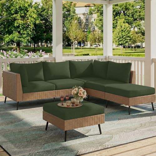 hyha Milk Silk Couch Cushion Covers, Sofa Covers for 2 Cushion Couch - color: Bronze Green, size: Seat Cover Medium