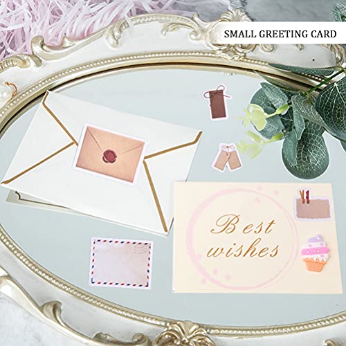 Vintage Scrapbook Paper Stickers, 90 Pcs Antique Style 2 Designs