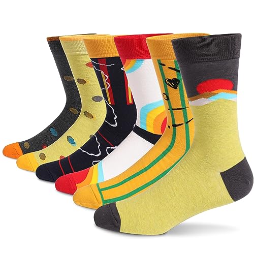 HHX YONLEE Dress Crew Socks Size 10-13/6-9 - color: 0-11 6 Pairs, size: 5-9