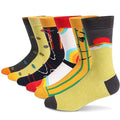 HHX YONLEE Dress Crew Socks Size 10-13/6-9 - color: 0-11 6 Pairs, size: 10-13