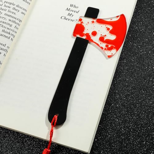 Horror Bloody Creepy Tool Bookmark, 1 Piece - color: 1pc Axes