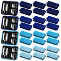 Coume 24 Sets Mini Manicure Kit for Women Men Nail Clippers, Blue Series - color: Blue Series
