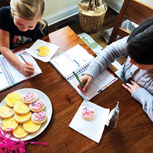 Denise Albright Gratitude Finder® 52 Week Non-Dated Journal for Women, Teens & Girls with 165 Hand-Illustrated Stickers (Splash Happy) - color: Splash Happy Gratitude Finder Journal