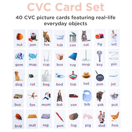 Magnetic Foam Letters for 36m+ Kids - Classroom Alphabet Letters Kit 284 Pcs with CVC Cards - Classic ABC Board Magnets