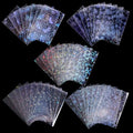 400 Pcs Kpop Photocard Sleeves Holder 58 x 89 mm, Laser Flash Card Covers - style: Holographic Style