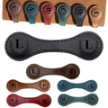 Personalized Magnetic Leather Bookmark, 26 Letter Initial Bookmarks, Multi-Functional for Women, Teachers, Book Lovers (L, Black) - color: Black, size: L