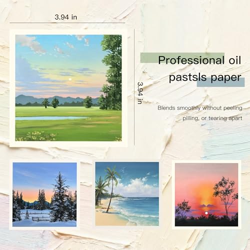 rubens 81 PCS Soft Oil Pastels Kit for Beginner Drawing - color: 48 Colors Set