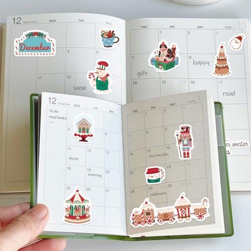 Bomichi 24 Sheets 898Pcs Planner Sticker Book - color: Planner Sticker Book