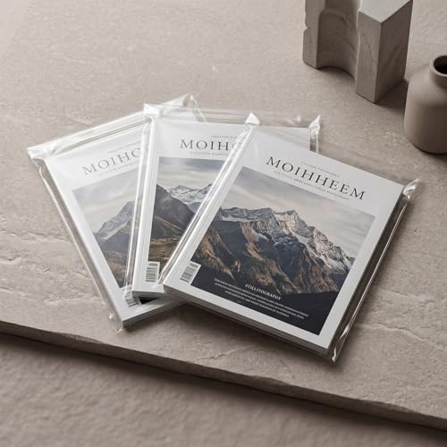 AUEAR 4"x6" Crystal Clear Plastic Sleeves Storage Bags for Picture 100Pack - size: 4 x 6 inches