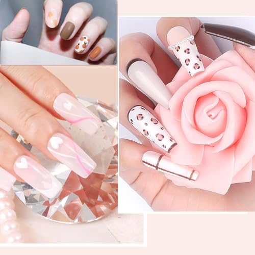 9pcs Nail Art Brushes Set – Dual-Ended Dotting Pens & Detail Liner Brushes for DIY Nail Designs, Striping, Painting & Drawing, Professional Manicure Tools for Women & Beginners
