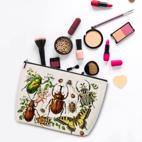 ZHAMEN Insect Makeup Bag for women Travel Organizer Pouch Cosmetic Bags 06 - color: Multicolor 1617