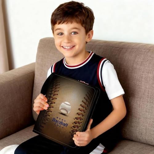 Baseball Card Binder, 400 Pockets, Protective Trading Card Album - color: Baseball, size: 400 Pockets