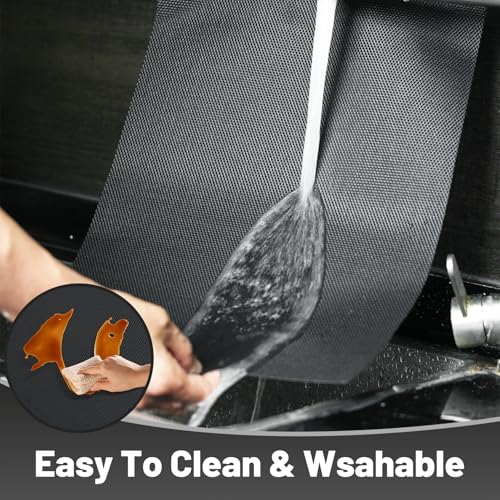 Placemats Set of 6，Non-Slip PVC Weave Table Mats Easy to Clean，Heat Resistant Place Mats for Kitchen Dining Table Decoration Indoor Outdoor，Black - color: Black