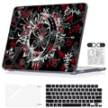 Gothic Pattern Black Case for 2026 MacBook Neo 13 Inch A18 Pro A3404 - color: Gothic