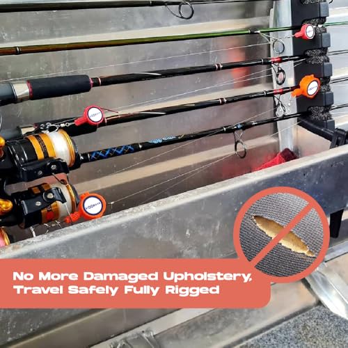 HOOK-EZE Fishing Knot Tying Tool | Protect from Fish Hooks | Tie Fishing Knots Easily | Cool Gadgets for Fishermen | Ice Fly Fishing | Fishing Accessories for Beginner Anglers | Nail Knot Tool - color: Red, style: Standard