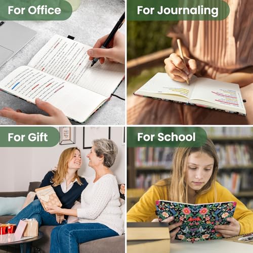 Taja Aesthetic Lined Journal for Women, Pretty Notebooks for Work & Study - color: A-Hummingbird