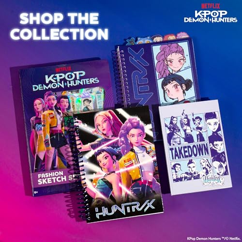 Horizon Group USA Tab Journal with 5 Dividers, Kpop Demon Hunters HUNTR/X - color: Kpop Demon Hunters