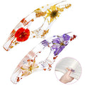 Outus 2 Pcs Dried Flower Book Thumb Page Holders Resin Book Page Holder - style: Adorable Style
