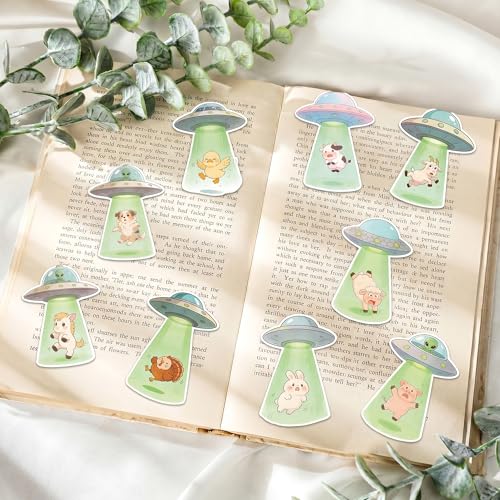 Cute Magnetic Bookmarks Gift - 9pcs Funny Dog Duck Animals Bookmark - style: Farm Animals