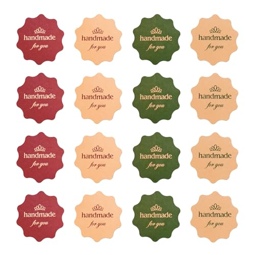 480 Lovely Cute Handmade Label Seal Sticker Handmade Bakery Decorative Sticker (Style-2)