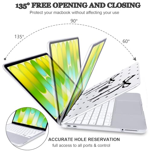 Ultra-Light Bow & Polka Dot Case for 2026 MacBook Neo 13 Inch A3404 - color: Bow & Polka Dots