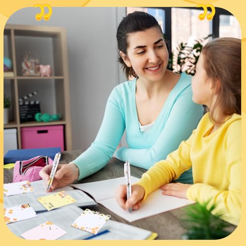 Dispowreath 24 Pcs Bee Sticky Notes with Pens Bee Themed Gifts - style: Bee