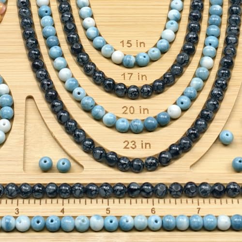 Petoysoso Bead Boards for Jewelry Making, Bamboo Beading Board for Bracelet & Necklace, Bead Tray for Jewelry Making Supplies - size: Necklace & Bracelet-M4