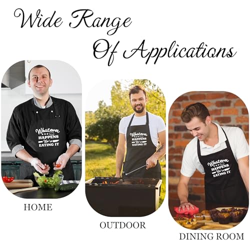 Funny Aprons for Men，Women - color: Whatever Happens We're Eating It